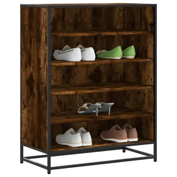 Szafka na buty, przydymiony dąb, 75x38x97,5 cm Lumarko! - Hurtownia wielobranżowa Lumarko Bezpieczna płatność